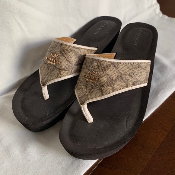 Coach Shoes - Coach flip flops